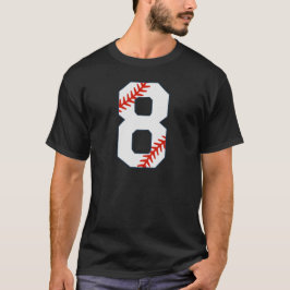 Camiseta Baseball Jersey Number 8