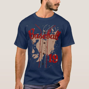 Camiseta Baseball Jersey Número 19 Crianças Baseball Unifor
