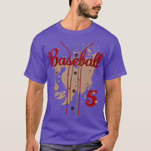 Camiseta Baseball Jersey Número 5 Crianças Baseball Uniform