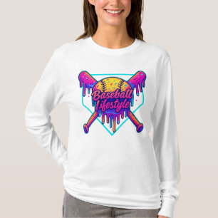 Camiseta Baseball Lifestyle Roupa Juvenil Baseball Drie Ice