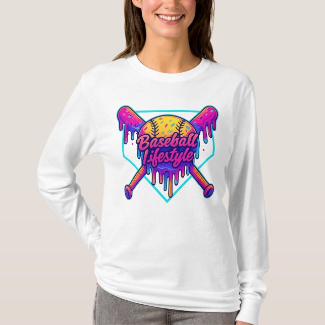 Camiseta Baseball Lifestyle Roupa Juvenil Baseball Drie Ice (Frente)