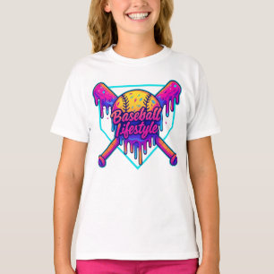 Camiseta Baseball Lifestyle Roupa Juvenil Baseball Drie Ice