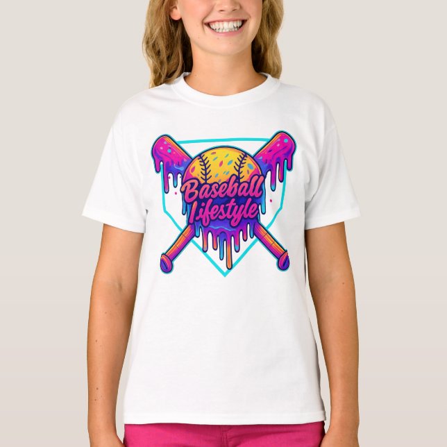 Camiseta Baseball Lifestyle Roupa Juvenil Baseball Drie Ice (Frente)