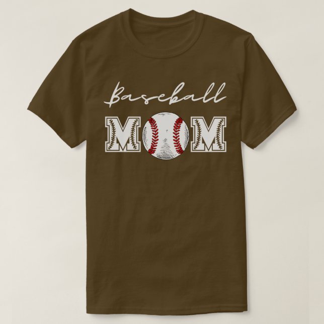 Camiseta Baseball Mãe 20 (Frente do Design)