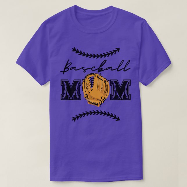 Camiseta Baseball Mãe 25 (Frente do Design)