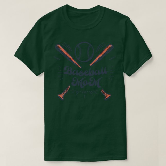 Camiseta Baseball Mãe 4 (Frente do Design)