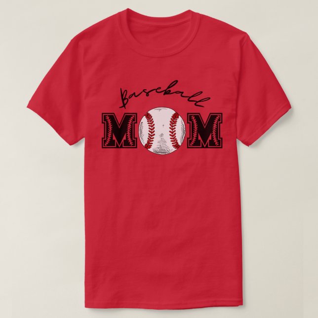 Camiseta Baseball Mãe 5 (Frente do Design)