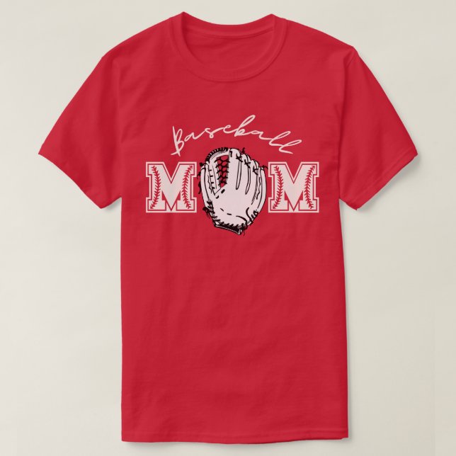 Camiseta Baseball Mãe 7 (Frente do Design)