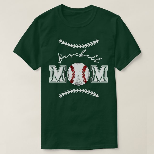 Camiseta Baseball Mãe 8 (Frente do Design)