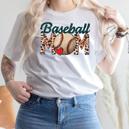Camiseta Baseball Mãe, T-Shirt Engraçado Baseball