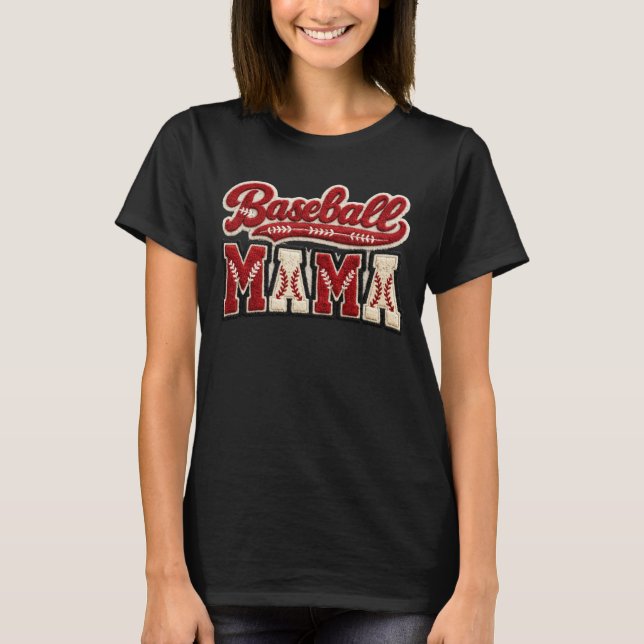 Camiseta Baseball Mama (Frente)