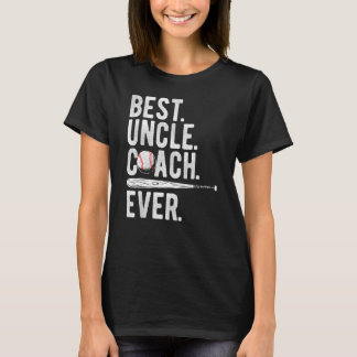 Camiseta Baseball Melhor Treinador Do Tio Nunca Orgulhoso P