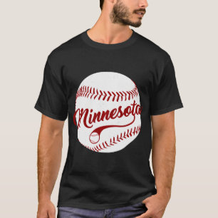 Camiseta Baseball Minnesota Team Love Baseball National