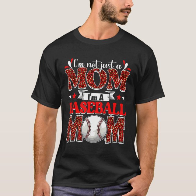 Camiseta Baseball Mom Mother s Day Retro Sport Mom (Frente)