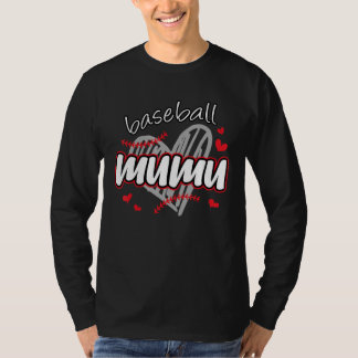 Camiseta Baseball MuMu  Sport Cute Mother Grandma Family