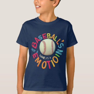 Camiseta baseball não é um jogo é um esporte emocional