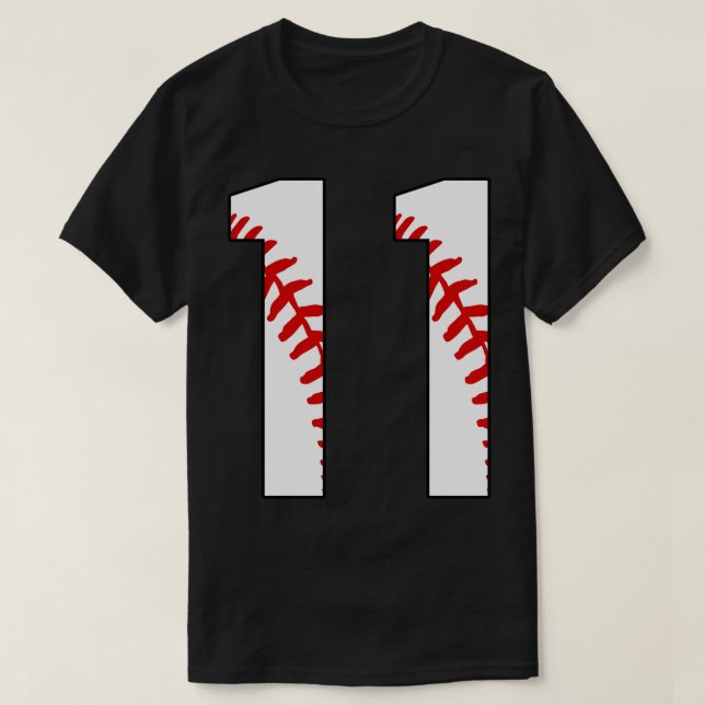 Camiseta Baseball Número 11 11 Pl Favorito De Baseball Jers (Frente do Design)