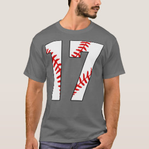 Camiseta Baseball Número 17 17 Baseball Jersey Pl Favorito