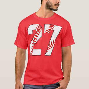 Camiseta Baseball Número 27 27 Baseball Jersey Pl Favorito