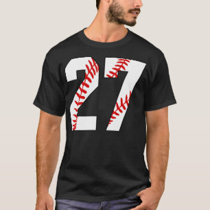 Camiseta Baseball Número 27 27 Baseball Jersey Pl Favorito