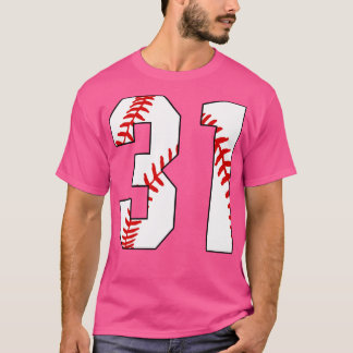 Camiseta Baseball Número 31 31 Pl Favorito De Baseball Jers