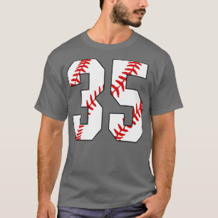 Camiseta Baseball Número 35 35 Pl Favorito De Baseball Jers