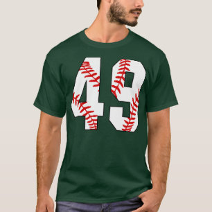 Camiseta Baseball Número 49 49 Pl Favorito De Baseball Jers