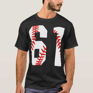 Camiseta Baseball Número 61 61 Pl Favorito De Baseball Jers