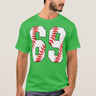 Camiseta Baseball Número 69 69 Baseball Jersey Pl Favorito