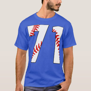 Camiseta Baseball Número 71 71 Pl Favorito De Baseball Jers