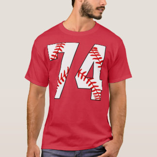 Camiseta Baseball Número 74 74 Pl Favorito De Baseball Jers