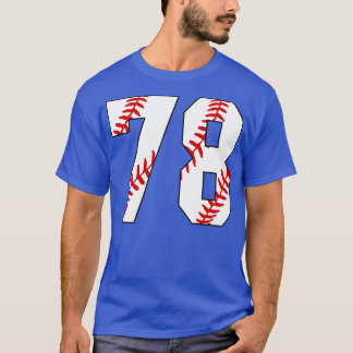 Camiseta Baseball Número 78 78 Pl Favorito De Baseball Jers