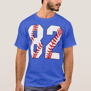 Camiseta Baseball Número 82 82 Baseball Jersey Pl Favorito