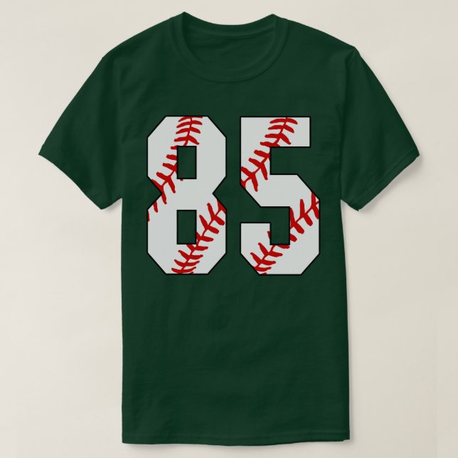 Camiseta Baseball Número 85 85 Pl Favorito De Baseball Jers (Frente do Design)