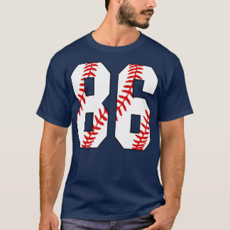 Camiseta Baseball Número 86 86 Beball Jersey Pl Favorito