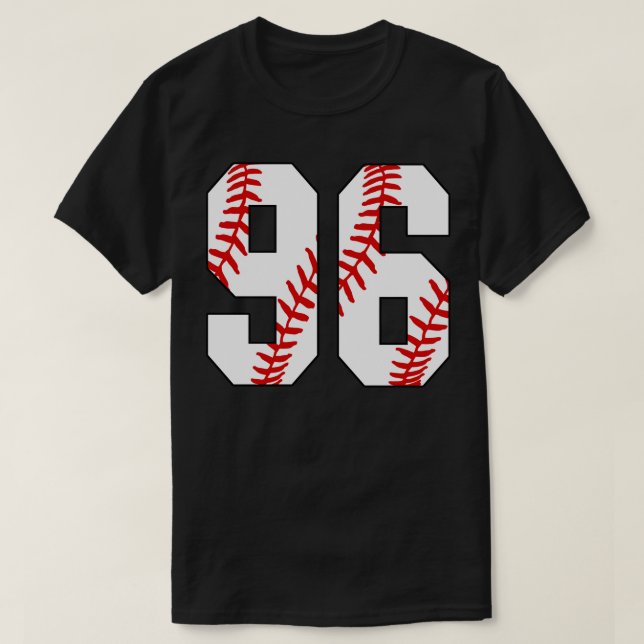 Camiseta Baseball Número 96 96 Pl Favorito De Baseball Jers (Frente do Design)