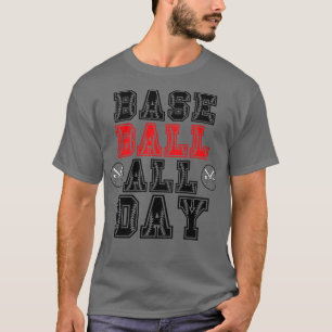 Camiseta Baseball o dia inteiro com beisebol 15