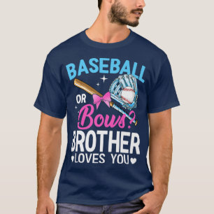 Camiseta Baseball Ou Arco Irmão Te Ama A Revelação De Gêner