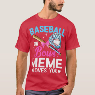Camiseta Baseball Ou Arcos Meme Te Ama Sexo Reveal T-Sh