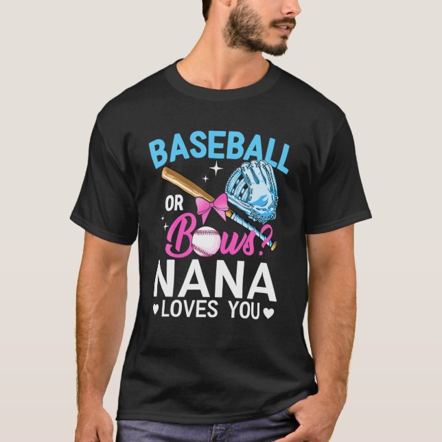 Camiseta Baseball Ou Arcos Que Nana Te Ama, Seu Gênero Reve (Frente)