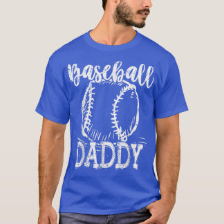 Camiseta Baseball Pai Ama Baseball Engraçado
