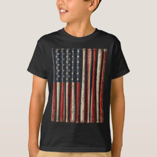 Camiseta Baseball Patriótico Bandeira Americana EUA 4 de Ju