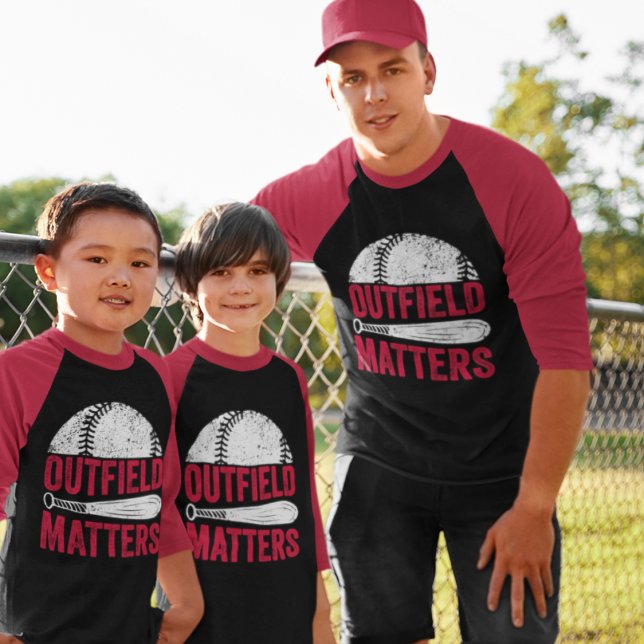 Camiseta Baseball Personalizado para Meninos com Nome Filho (Criador carregado)