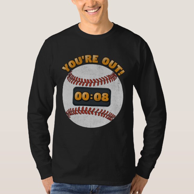 Camiseta Baseball Pitch Clock 15 Seconds Rule Batter Box Do (Frente)