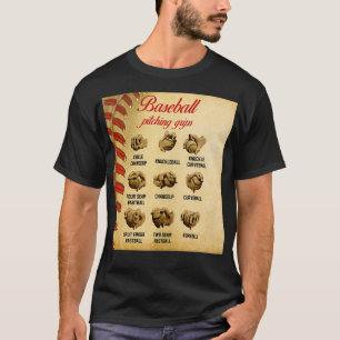 Camiseta Baseball Pitching Gripes