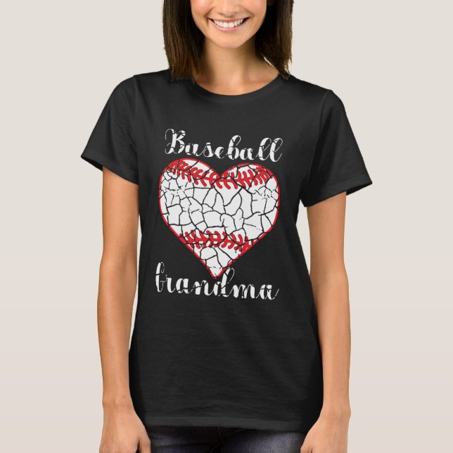 Camiseta Baseball Player Grandmother Baseball Grandma (Frente)