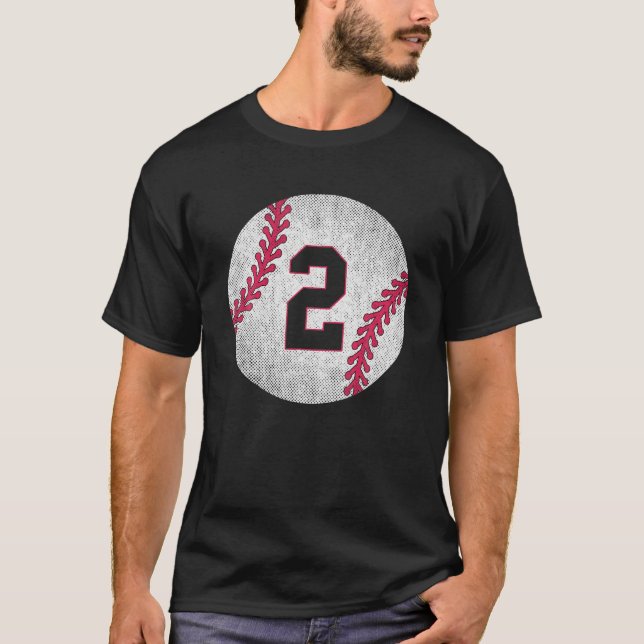Camiseta Baseball Player segundo aniversário Baseball Jerse (Frente)