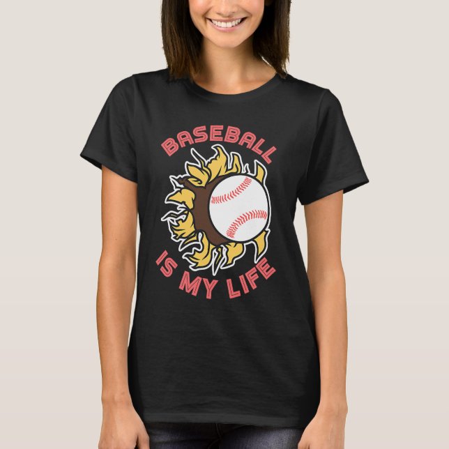 Camiseta Baseball quote for baseball players  1 (Frente)