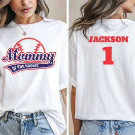 Camiseta Baseball Rookie do Ano do primeiro aniversario Bas