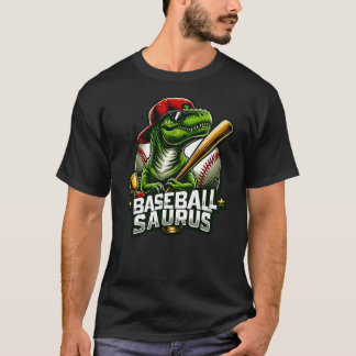 Camiseta Baseball Saurus Dinosaur Softball Baseball Sports 